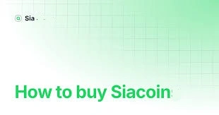 How to Buy Siacoin