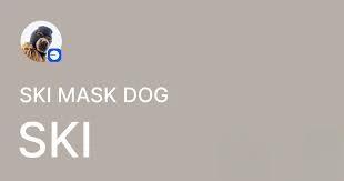 Ski Mask Dog, SKI, Meme Token, Base Chain