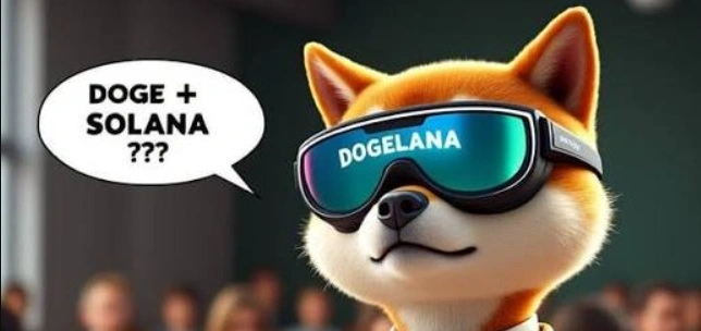 Dogelana, DGLN, Solana Meme Coin With NFT Gaming, Solana Meme Coin