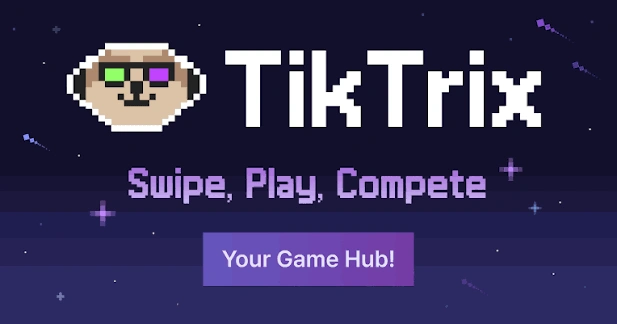 TikTrix, TRIX, Web3 Gaming Hub for Creative Players, Web3 Gaming Hub